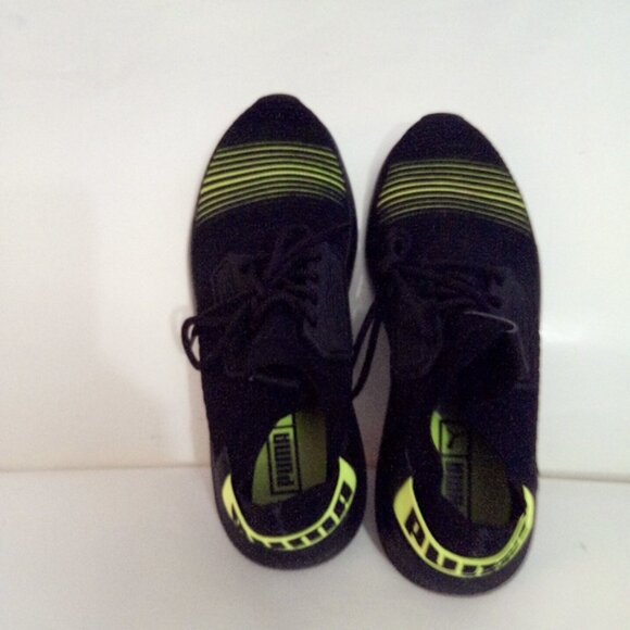 Puma Uprise Color Shift Black Lime-punch Lace Up Sneakers Men's Size US 9 EUR 42 - Picture 8 of 13